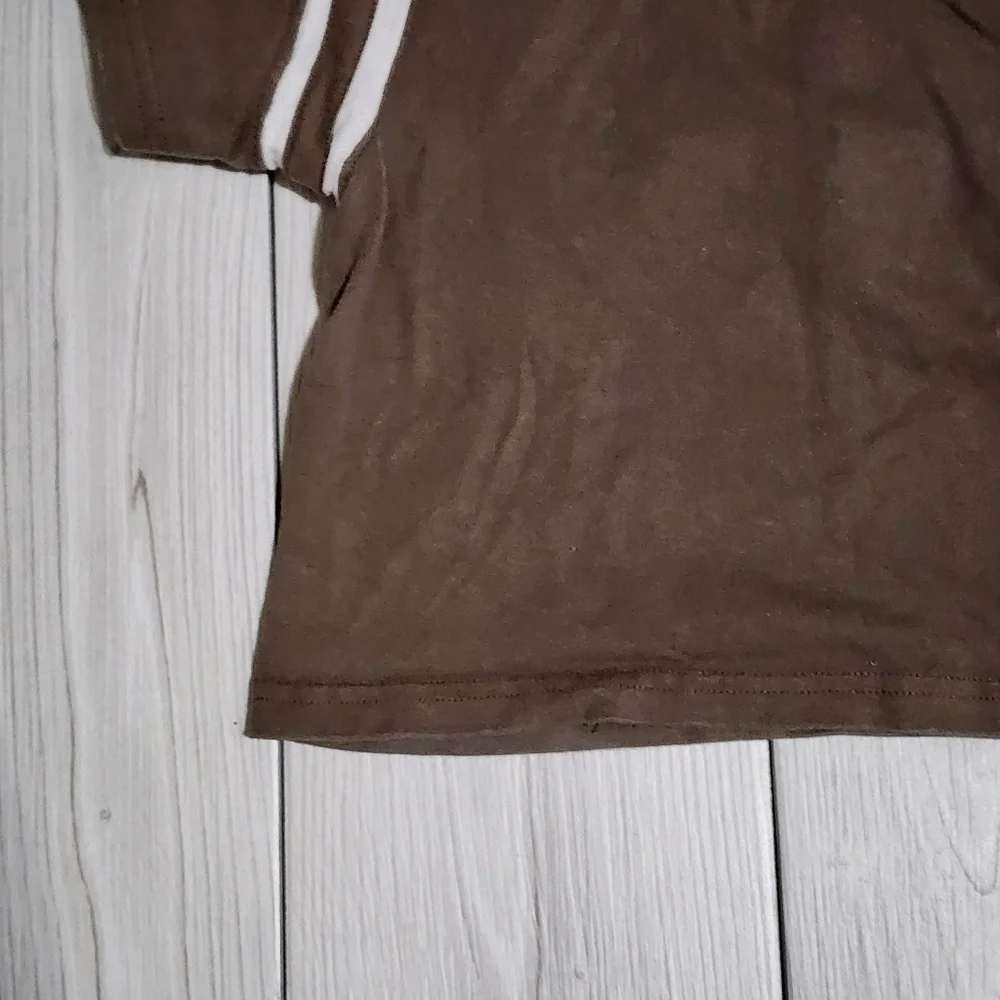 Gymboree Brown short sleeve Tee with Tiger Face Size 6-12 Mo